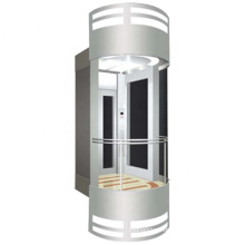 Acrylic light decorative mirror glass sightseeing elevator cabin elevator